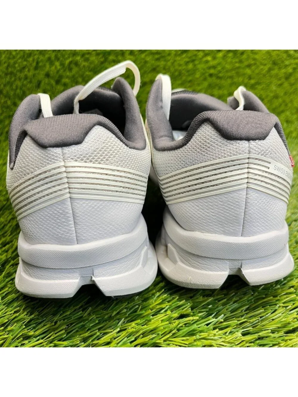 On Cloudgo Womens Size 9.5 White Glacier Gray Athletic Running Shoes Sneakers